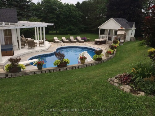 6000 Eighth Line, Erin, ON - Outdoor With In Ground Pool With Backyard
