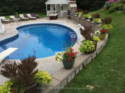 6000 Eighth Line, Erin, ON - Outdoor With In Ground Pool