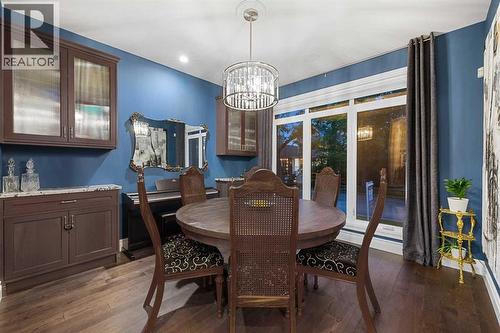 Flex room located off the front entry can be used as a formal dining room or set up as a 2nd home office location - 922 5 Street Nw, Calgary, AB - Indoor Photo Showing Dining Room