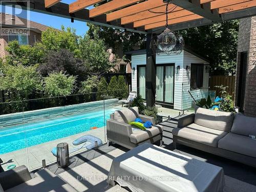 6 Devonridge Crescent, Toronto, ON - Outdoor With In Ground Pool With Deck Patio Veranda
