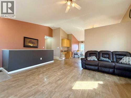 2905 10 Avenue, Wainwright, AB - Indoor Photo Showing Living Room With Fireplace