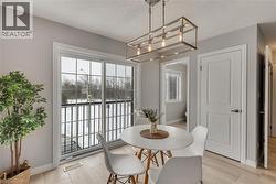 Dining room with baseboards - 