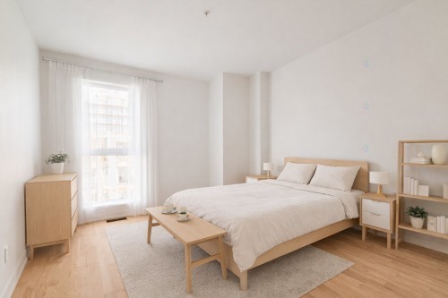 Chambre à coucher - 257 Rue De La Rotonde, Montréal (Verdun/Île-Des-Soeurs), QC - Indoor Photo Showing Bedroom