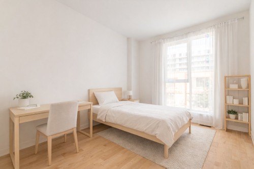 Chambre à coucher - 257 Rue De La Rotonde, Montréal (Verdun/Île-Des-Soeurs), QC - Indoor Photo Showing Bedroom