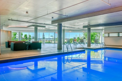 Piscine - 257 Rue De La Rotonde, Montréal (Verdun/Île-Des-Soeurs), QC - Indoor Photo Showing Other Room With In Ground Pool