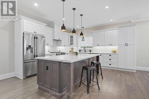 29 Patrick Drive, Aurora, ON - Indoor Photo Showing Kitchen With Stainless Steel Kitchen With Upgraded Kitchen