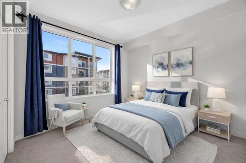 211, 10 Walgrove Walk Se, Calgary, AB - Indoor Photo Showing Bedroom