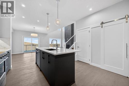 93 Walgrove Bay Se, Calgary, AB - Indoor Photo Showing Kitchen With Upgraded Kitchen