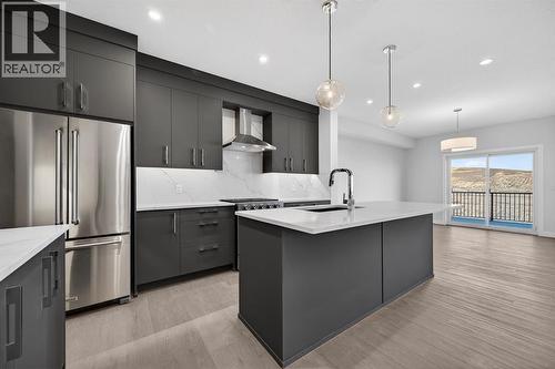 93 Walgrove Bay Se, Calgary, AB - Indoor Photo Showing Kitchen With Stainless Steel Kitchen With Upgraded Kitchen