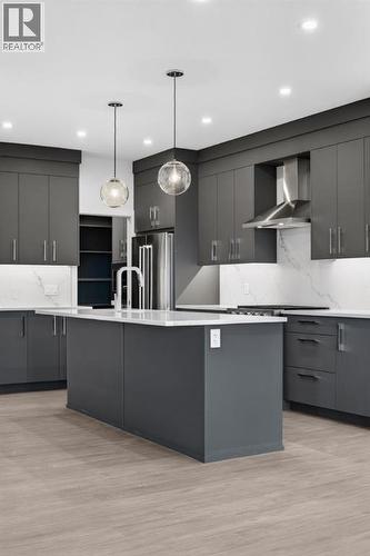 93 Walgrove Bay Se, Calgary, AB - Indoor Photo Showing Kitchen With Upgraded Kitchen