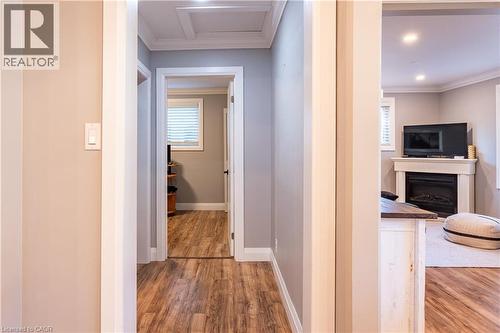 55 Suffolk Avenue, Kitchener, ON - Indoor Photo Showing Other Room With Fireplace