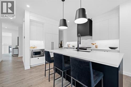 568 Walgrove Boulevard Se, Calgary, AB - Indoor Photo Showing Kitchen With Upgraded Kitchen