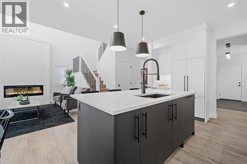 568 Walgrove Boulevard Se, Calgary, AB - Indoor Photo Showing Kitchen With Upgraded Kitchen