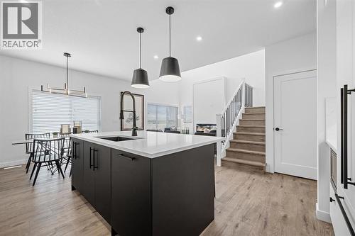 568 Walgrove Boulevard Se, Calgary, AB - Indoor Photo Showing Kitchen With Upgraded Kitchen