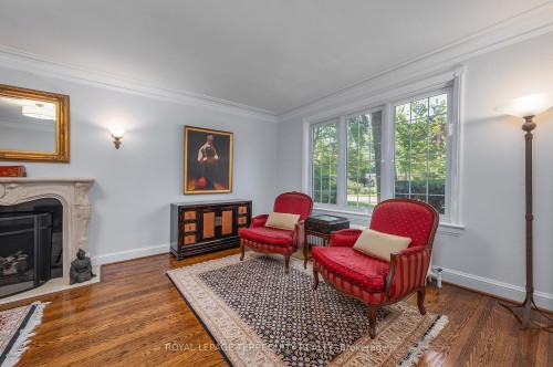 223 Riverside Drive, Toronto, ON - Indoor Photo Showing Living Room With Fireplace