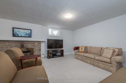 223 Riverside Drive, Toronto, ON - Indoor Photo Showing Living Room With Fireplace