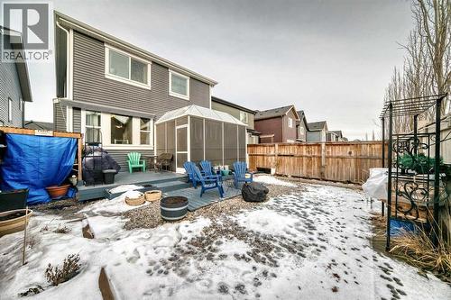 325 Sundown View, Cochrane, AB - Outdoor With Deck Patio Veranda With Exterior