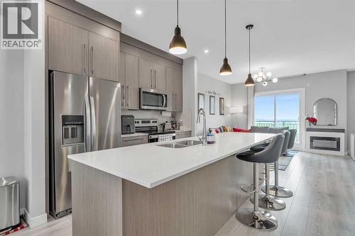 1713 Cornerstone Boulevard Ne, Calgary, AB - Indoor Photo Showing Kitchen With Double Sink With Upgraded Kitchen