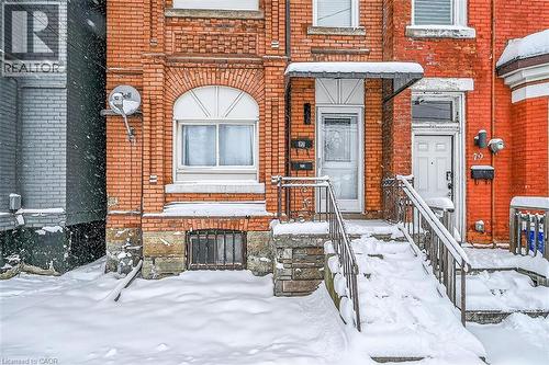 Property entrance with brick siding - 77 Barton Street E Unit# 1, Hamilton, ON - Outdoor