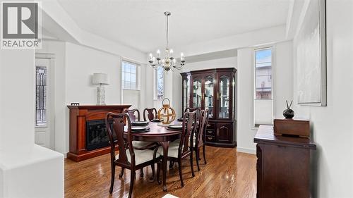 27 Cranwell Close Se, Calgary, AB - Indoor Photo Showing Dining Room