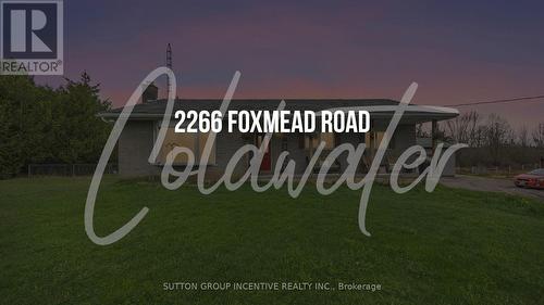 2266 FOXMEAD ROAD  Oro-Medonte, ON L0K 1E0