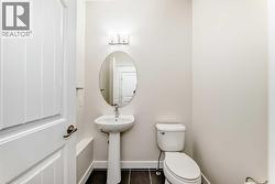 main floor powder room - 