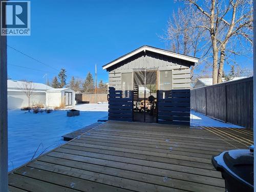 214 48 Avenue E, Claresholm, AB - Outdoor With Deck Patio Veranda