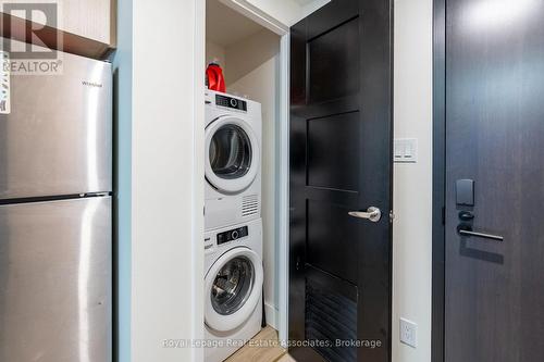 In-Suite Washer and Dryer - 514 - 145 Columbia Street W, Waterloo, ON - Indoor Photo Showing Laundry Room