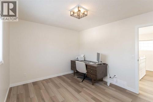 Upstairs middle bedroom - 10 Pickwick Lane, Lacombe, AB - Indoor Photo Showing Office