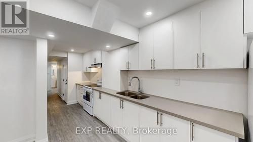 Bsmt - 33 Native Landing, Brampton, ON - Indoor Photo Showing Kitchen With Double Sink