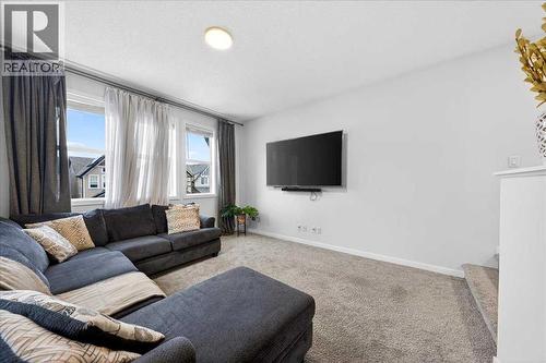 Family room - 43 Chaparral Valley Common Se, Calgary, AB - Indoor Photo Showing Living Room