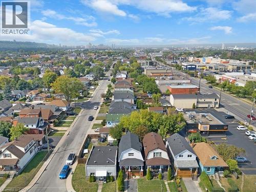 Aerial view of property and surrounding area - 133 Frederick Avenue, Hamilton, ON - Outdoor With View