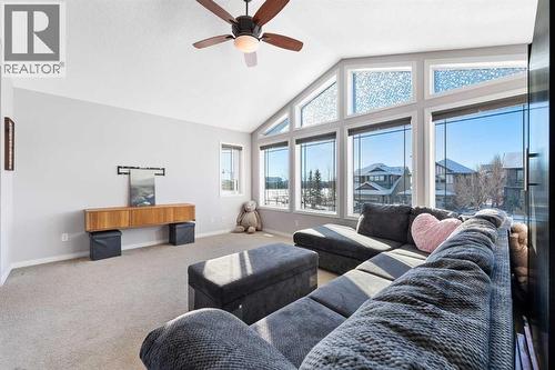 128 Auburn Bay Avenue Se, Calgary, AB - Indoor Photo Showing Living Room