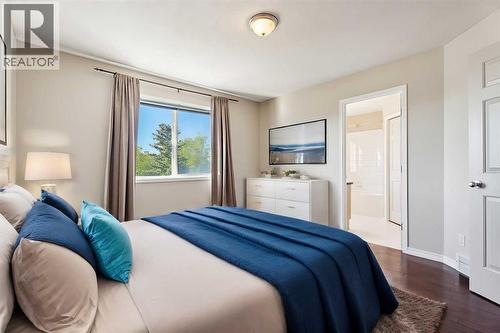 Virtually Staged - 73 Rocky Ridge Heath Nw, Calgary, AB - Indoor Photo Showing Bedroom