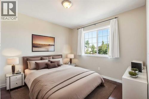 Virtually Staged - 73 Rocky Ridge Heath Nw, Calgary, AB - Indoor Photo Showing Bedroom