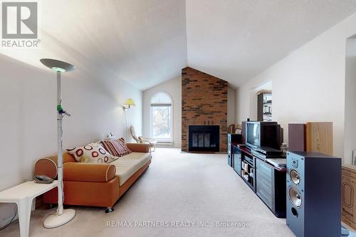 48 Coverdale Crescent, Toronto, ON - Indoor Photo Showing Living Room With Fireplace