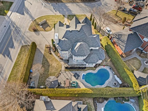 Aerial photo - 451 Boul. De Fontainebleau, Blainville, QC - Outdoor With In Ground Pool With View