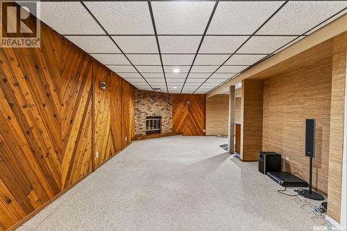 418 Tennant Way, Saskatoon, SK - Indoor Photo Showing Other Room With Fireplace