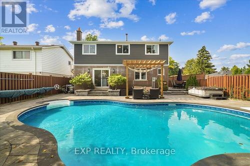 1923 Steepbank Crescent, Mississauga, ON - Outdoor With In Ground Pool