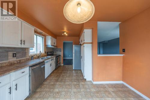 200 Adele Crescent, Oshawa, ON - Indoor Photo Showing Kitchen With Double Sink