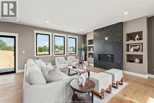 4512 Ursula, Comber, ON - Indoor With Fireplace