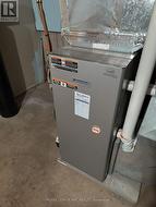 updated forced air gas furnace with AC - 