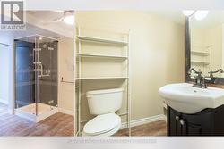 Bathroom + Shower in lower level 4th bedroom - 