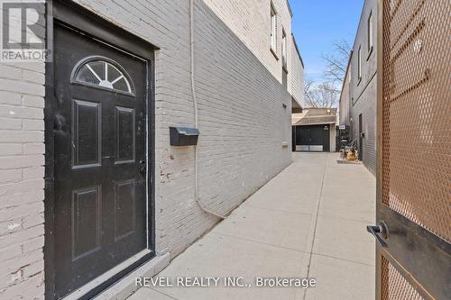 Entrance for Music Studio and Upper Res. Unit - 220-222 King Street, Welland, ON 