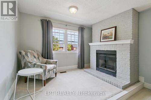1823 The Chase, Mississauga, ON - Indoor Photo Showing Living Room With Fireplace