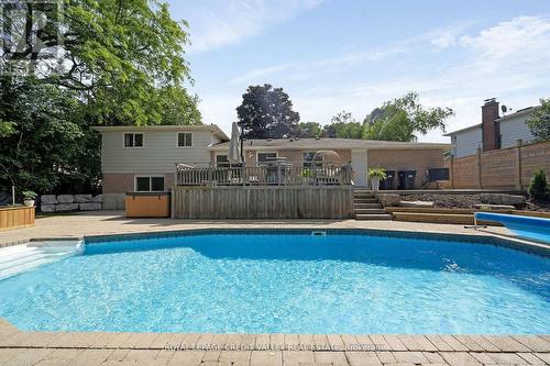 47 Larry Street, Caledon, ON - Outdoor With In Ground Pool With Backyard