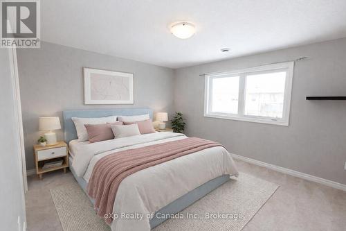 Virtually staged - 72 - 3320 Meadowgate Boulevard, London South (South U), ON - Indoor Photo Showing Bedroom