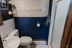bathroom off the man/woman cave. - 
