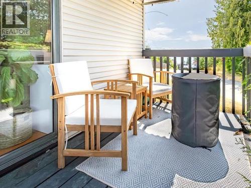 1-4651 Harvie Ave, Powell River, BC - Outdoor With Deck Patio Veranda With Exterior
