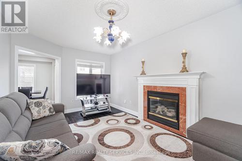 39 Rattlesnake Road, Brampton, ON - Indoor Photo Showing Living Room With Fireplace